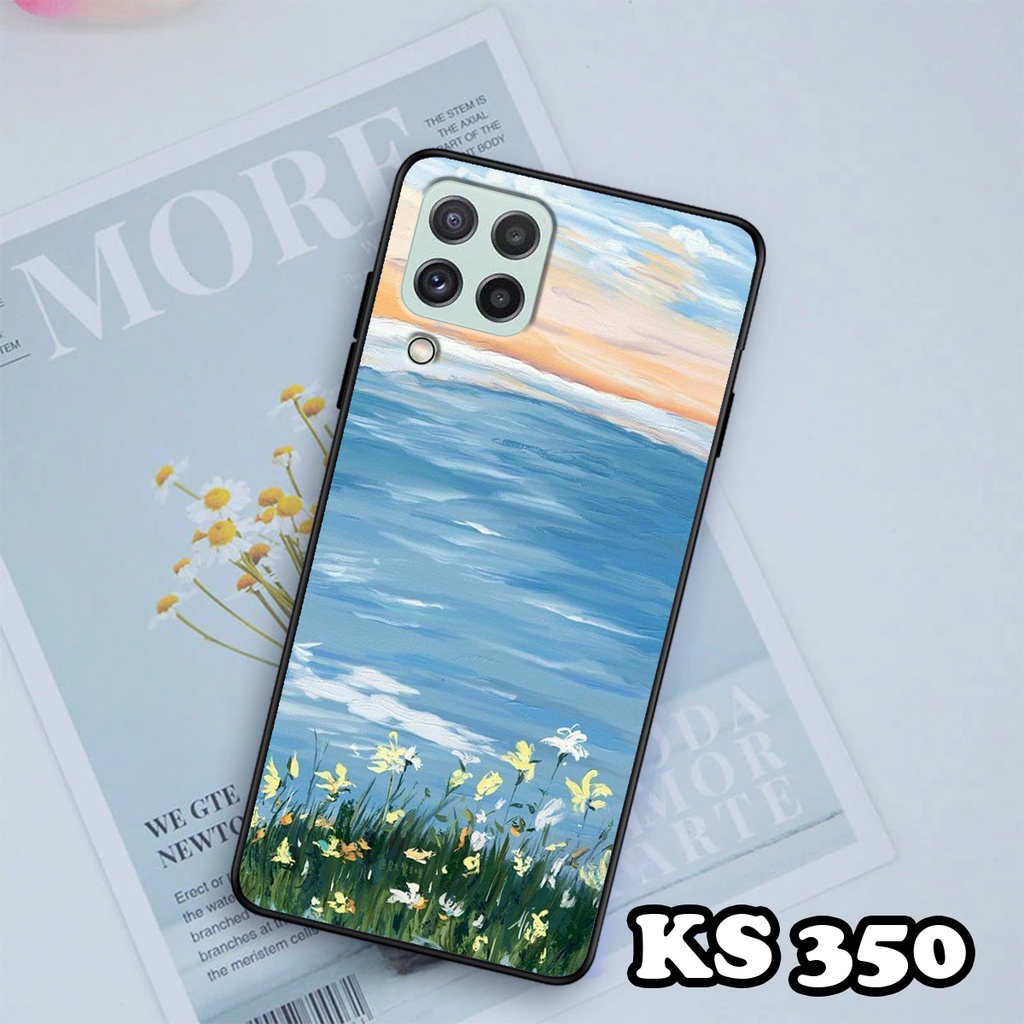 Ốp lưng Samsung M32 4G - Samsung M33 - Ốp in hình Cánh đồng hoa - Chất liệu TPU siêu bền