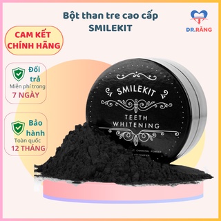 Bột than tre trắng răng smilekit teeth whitening, trắng răng tự nhiên, sử dụng hàng ngày