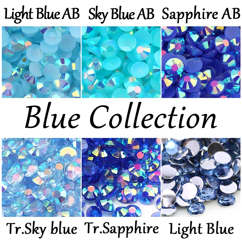 Hộp Hạt Nhựa 3mm Đính Trang Trí Móng Tay Nghệ Thuật