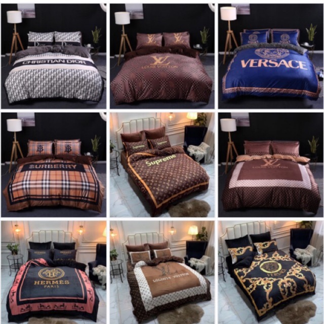 Bộ chăn ga nỉ thương hiệu 2019