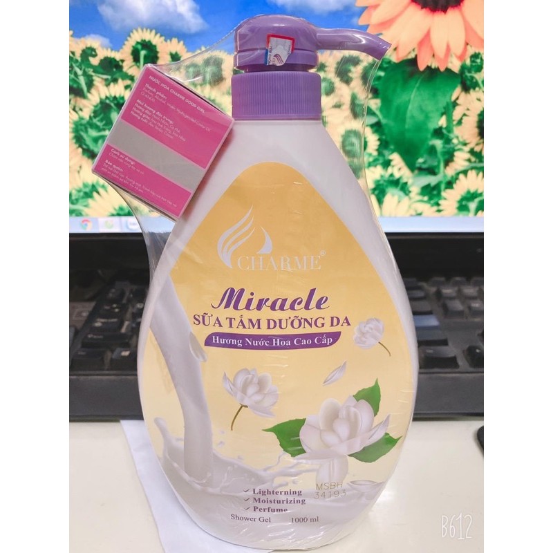 Sữa tắm hương nước hoa 1000ml tặng kèm nước hoa 5ml