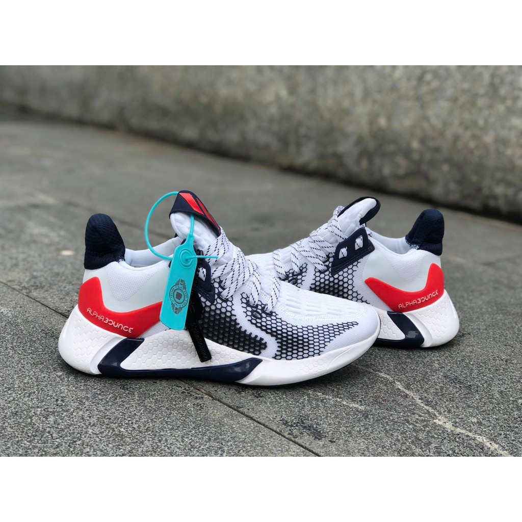 [Adidas giày]Giày Nam Adidas Alphabounce instinct 2020 Full box, bill - Trắng Đỏ ?