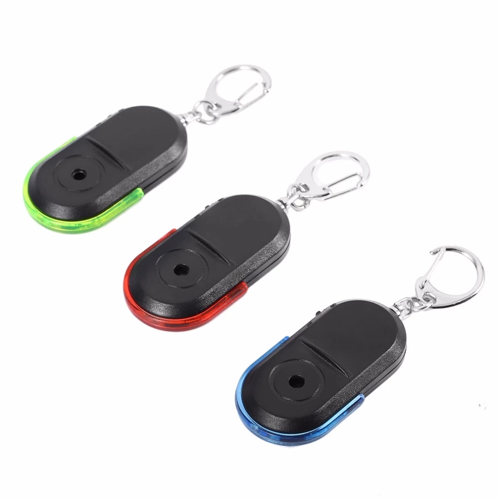 Móc Khóa Đèn LED Không Dây Chống Thất Lạc Kiêm Còi Báo Động Cảm Biến Giọng Nói Tiện Dụng Cho Người Già/Người Già