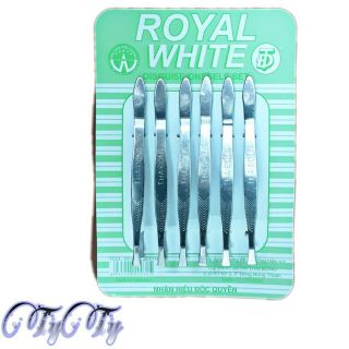 1 Vỉ 12 Cây Nhíp Royal White