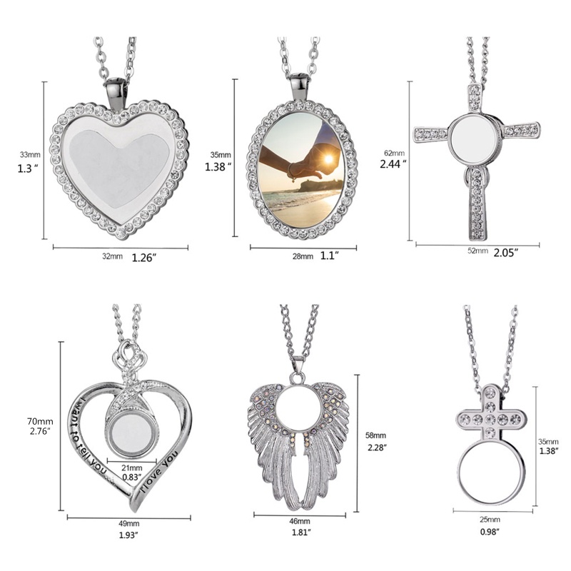 Vòng cổ Mặt Hình Oval Chưa Thăng Hoa Phong Cách Âu Mỹ Cho Cặp Đôi