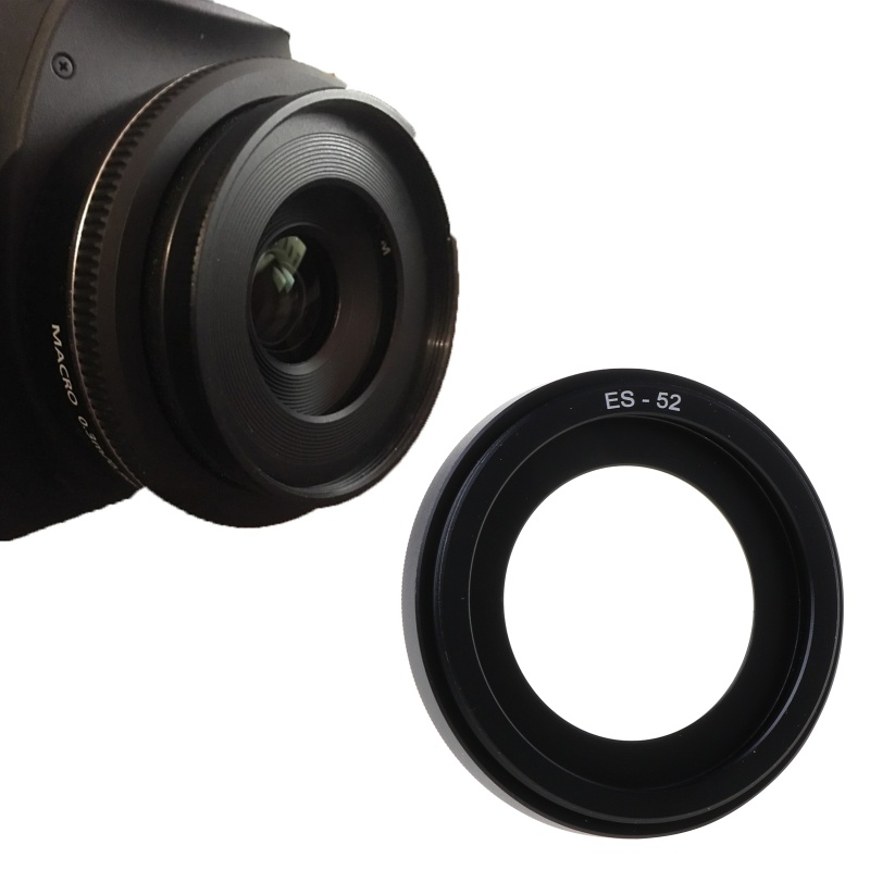 Loa Che Nắng Bằng Kim Loại Cho Thấu Kính ES-52 40mm 2.8