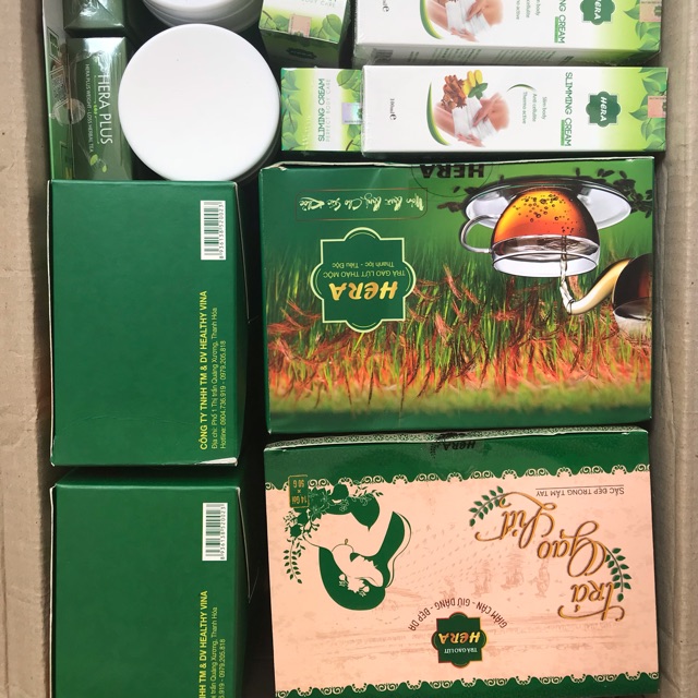 Combo sỉ 4 trà GL & 1 kem tan mỡ