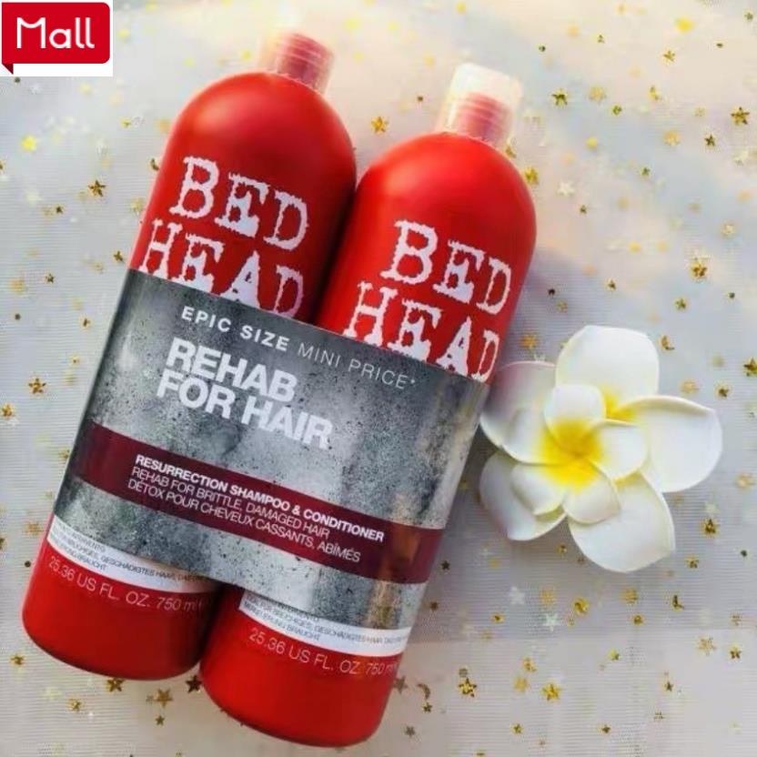 Cặp Dầu Gội Xả TIGI BED HEAD đỏ - Phục Hồi Tóc Khô Xơ, Hư Tổn, Giảm Gãy Rụng y79 _Shopee Mall