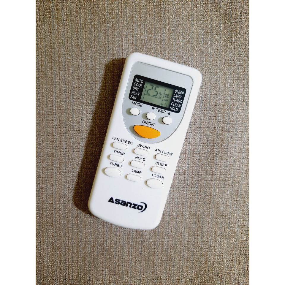 Remote Điều khiển điều hòa máy lạnh Asanzo 1&2 chiều Inverter- Hàng tốt mới  100% Tặng kèm Pin!!!