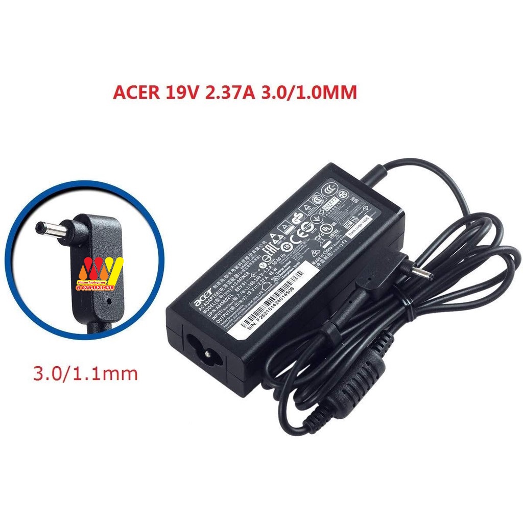 Sạc Adapter Acer 19V-2.37A 2.15A 45W Chromebook R 11 R11 CB5-132T C738T CB5-132T-C8ZW CB5-132T-C9KK CB5-132T-C1LK C738T-