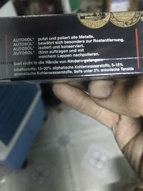 Kem đánh bóng kim loại metal polish tuýp 75ml chính hãng Đức