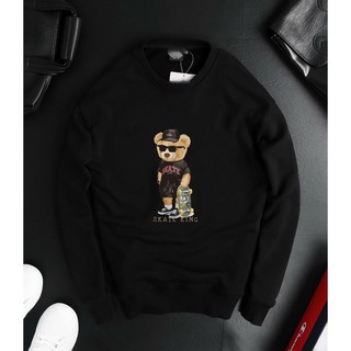 ÁO SWEATER ĐÔI HÌNH GÂU SKATE KINH chất NỈ DA CÁ XỊN ĐẸP. ĐỘC LẠ AOTHUN268