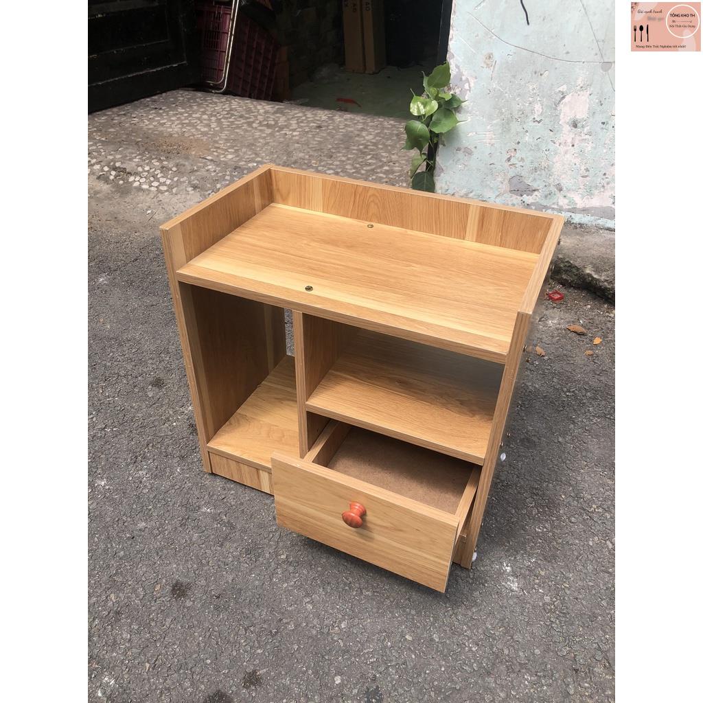 Tủ Để Đầu Giường - Kệ Đầu Giường Gỗ MDF Cao Cấp Màu TrắngFREESHIP