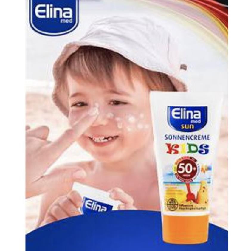 [Giá Gốc] Kem Chống Nắng Trẻ Em SPF 50+ Elina Med Kids - 50ml