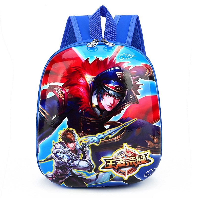 Balo mẫu giáo cho bé trai, balo trứng hình siêu nhân 3d chống nước