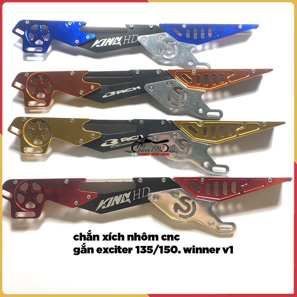 ✅ Chắn Xích Nhôm Cnc Exciter 135 / 150 , Winner V1 ✅