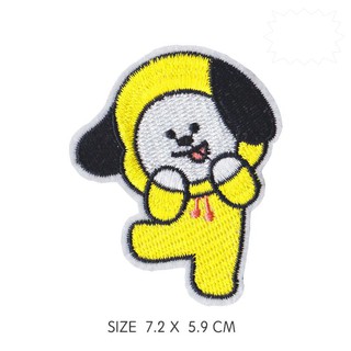 Sticker vải, patch ủi BTS siêu cute
