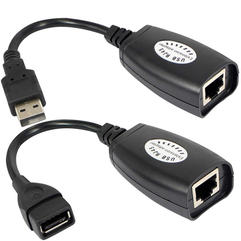 Bộ Nối Dài Cáp USB bằng Dây LAN