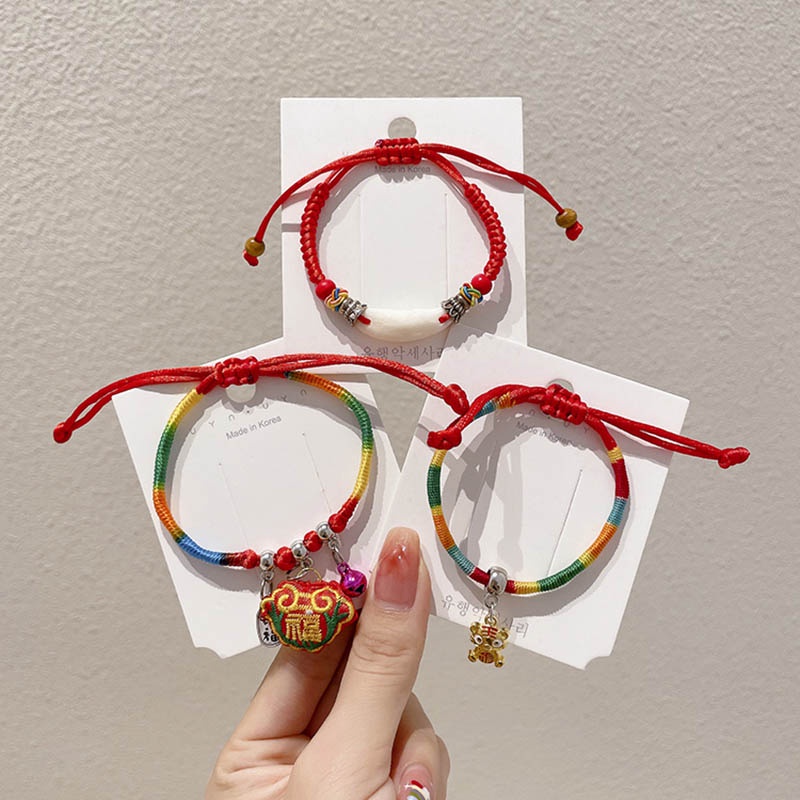 Vòng Tay May Mắn Bện Dây May Mắn Cho Cặp Đôi