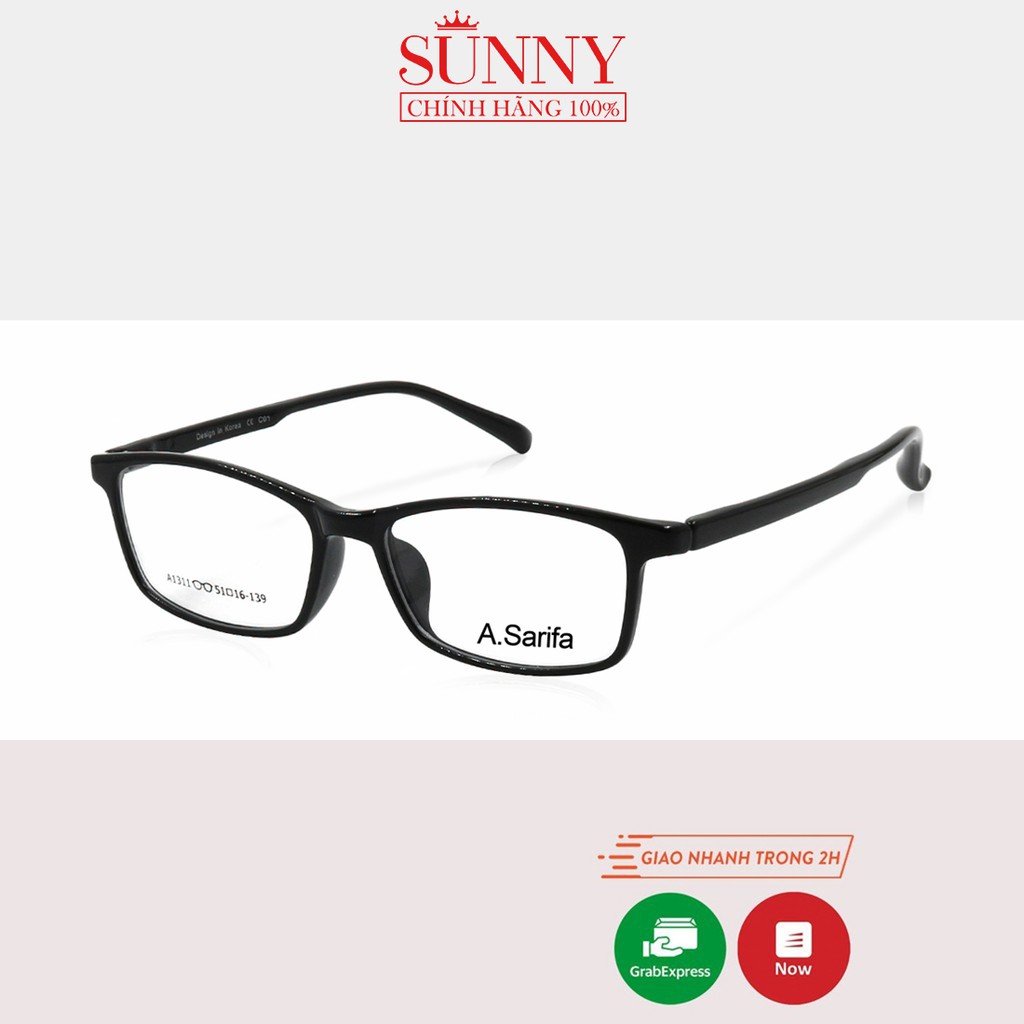 Gọng kính vuông nam nữ Accede Sarifa A1311 C01 chính hãng