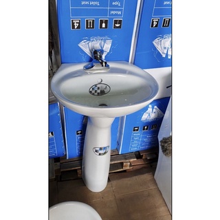 Bộ chân lavabo Thái Bình  vòi nóng lạnh đủ phụ kiện Kích thước:510mmx 43mmx 170mmi