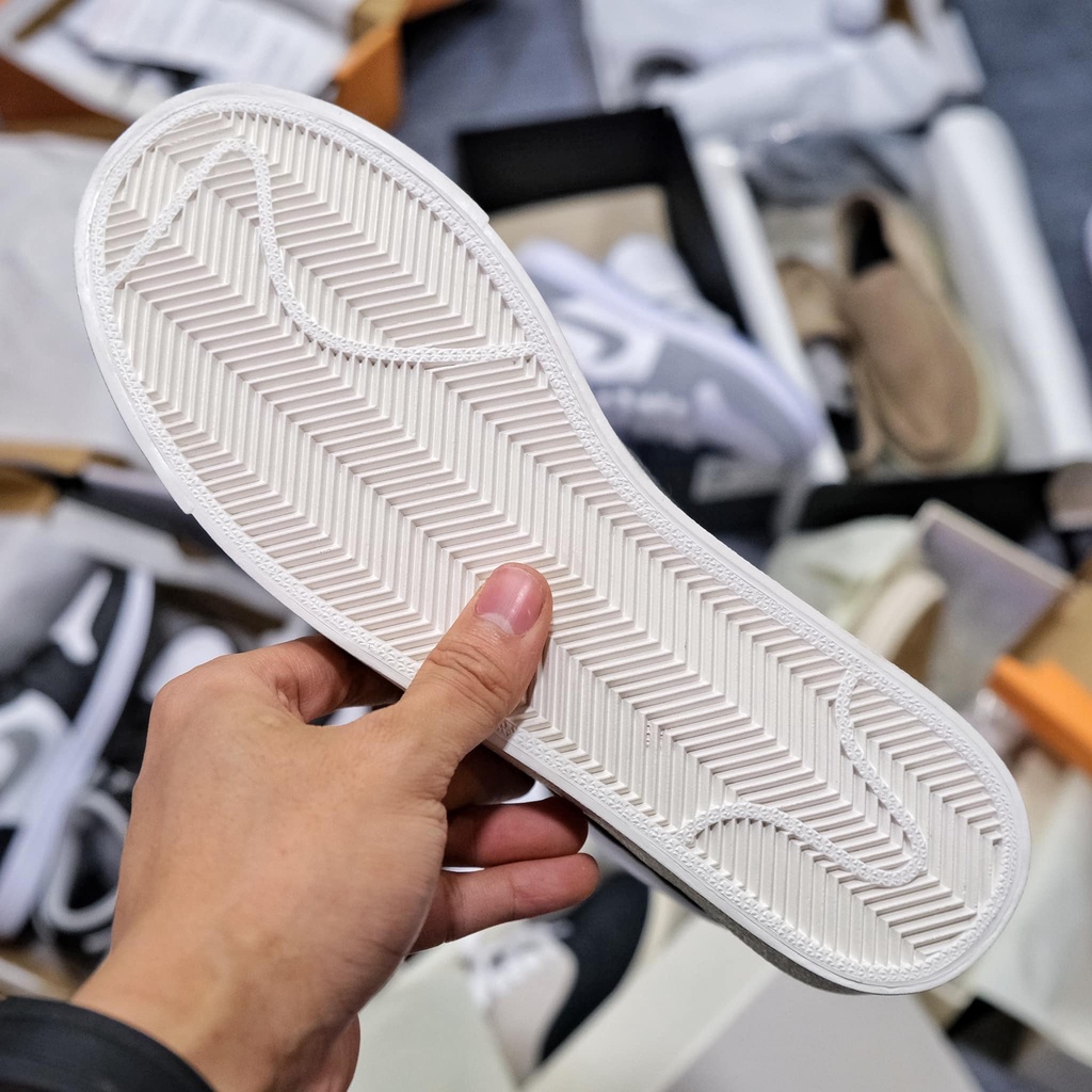 Giày Blazer Mid ’77 Vintage ‘White Black, Giày Thể Thao Blazer Hai Phiên Bản Cao Thấp Cho Cả Nam Và Nữ