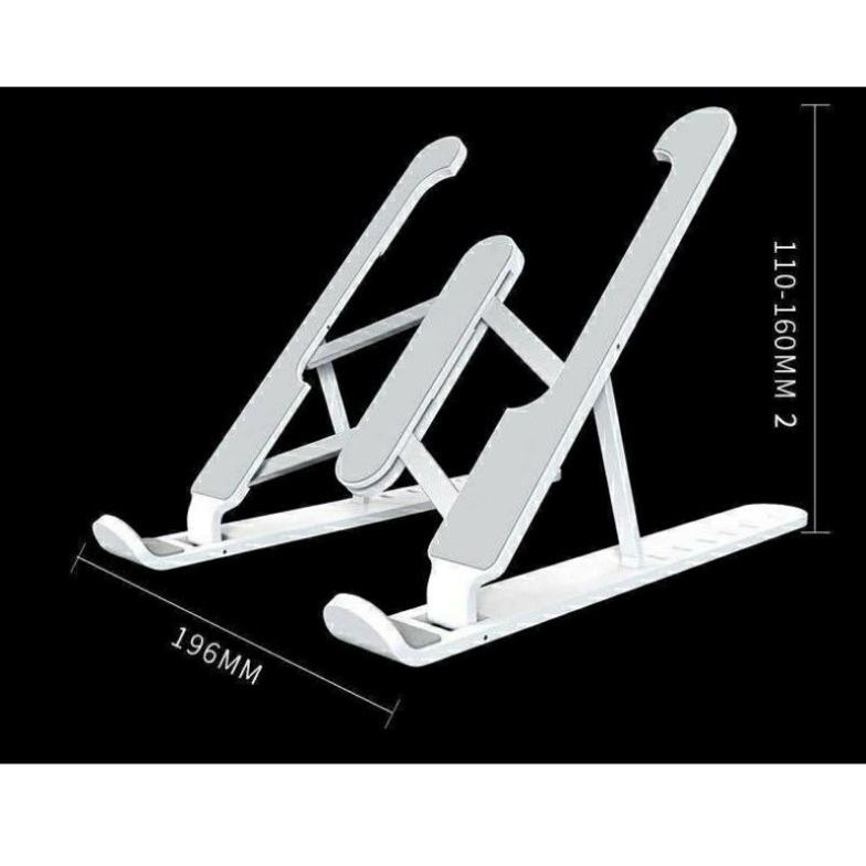 [HÀNG SIÊU CẤP] Giá đỡ laptop - Kệ đỡ laptop - tản nhiệt laptop, điều chỉnh độ cao, gập gọn lại được | BigBuy360 - bigbuy360.vn