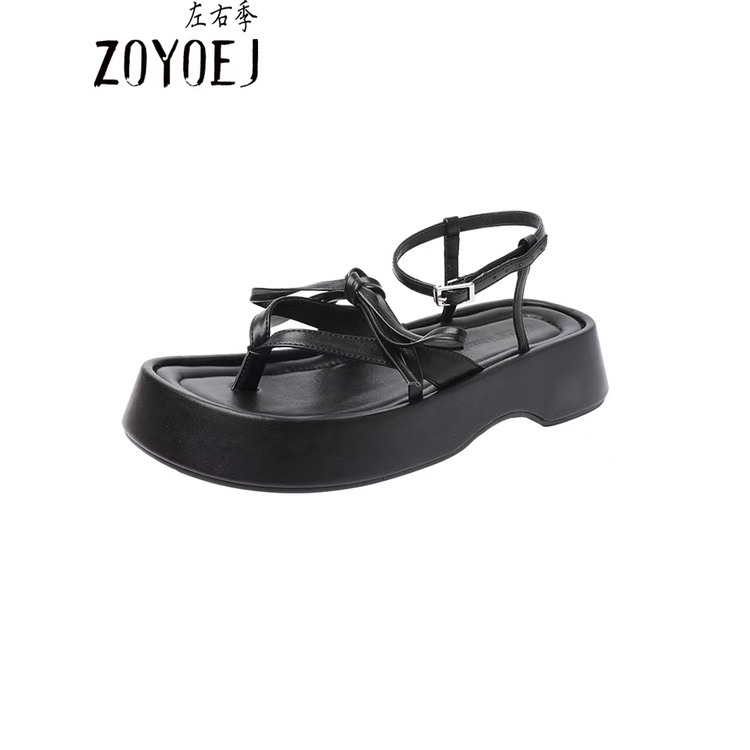 Giày quai hậu đế dày phong cách Roman thời trang đi biển 2022 dành cho nữ