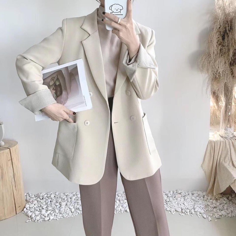 áo BLAZER  style HÀN QUỐC+ kèm ẢNH THẬT SHOP CHỤP