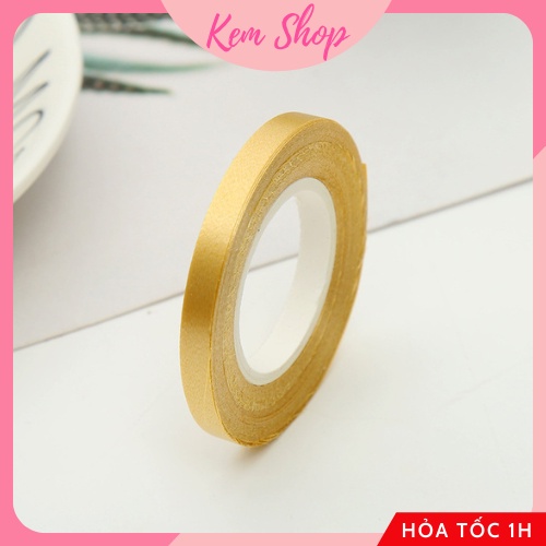 Cuộn dây ruy băng buộc bóng, dây treo banner 10m size nhỏ nhiều màu trang trí sinh nhật - Kem Shop K307
