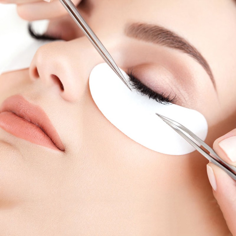 Miếng dán giấy mở rộng lông mi Miếng dán mắt được ghép Mi dưới miếng lót mắt Lint Miễn phí dưỡng ẩm cho mắt Miếng dán giấy ngẫu nhiên