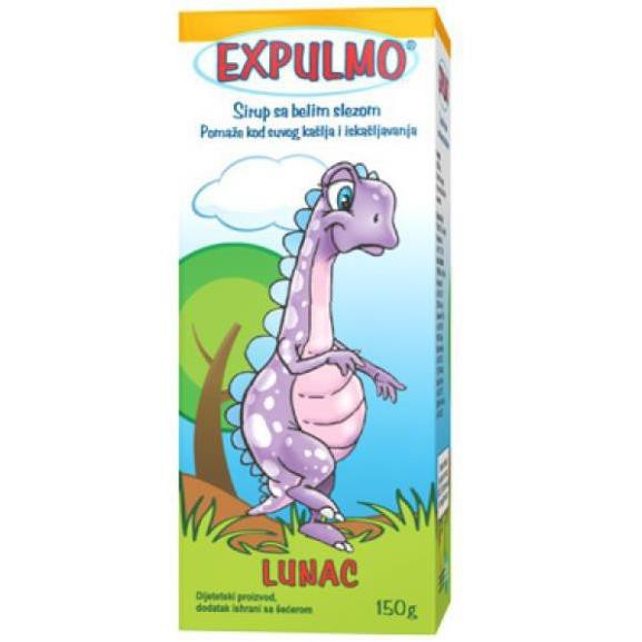 Siro Ho Trẻ Em Expulmo Lunac -  HỖ TRỢ GIẢM HO KHAN, HO CÓ ĐỜM DÀNH CHO TRẺ EM 150g