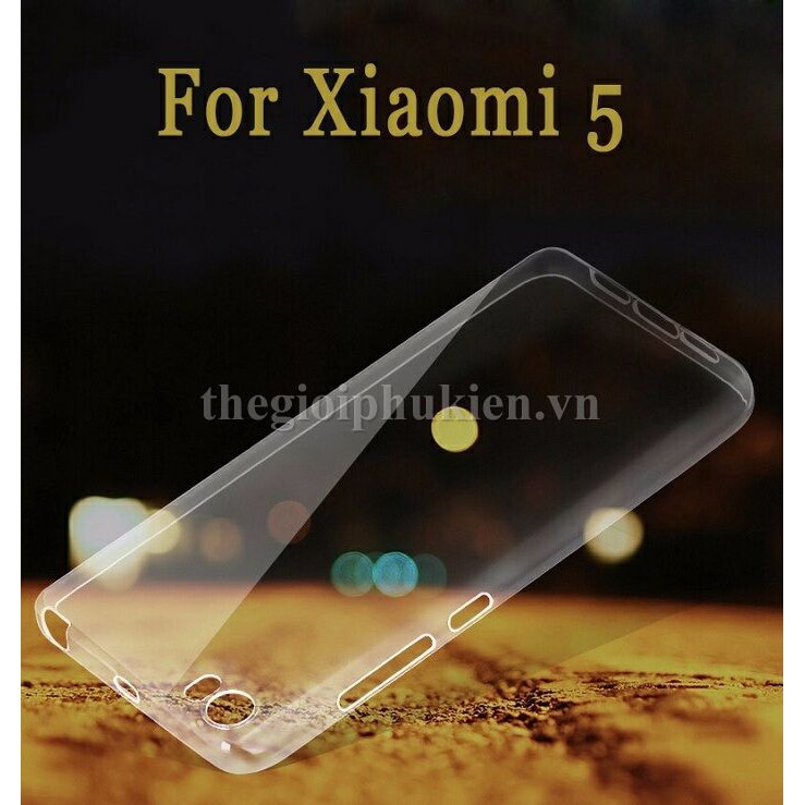 Ốp lưng dẻo trong Xiaomi Mi 5 , Mi 5C, Mi 5S, Mi 5S Plus, Mi 5X