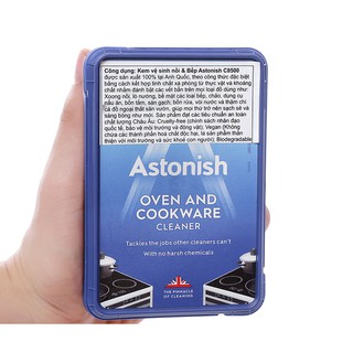 Kem tẩy rửa đồ dùng phòng bếp Astonish 150g Anh Quốc (mẫu mới) - Larva Store