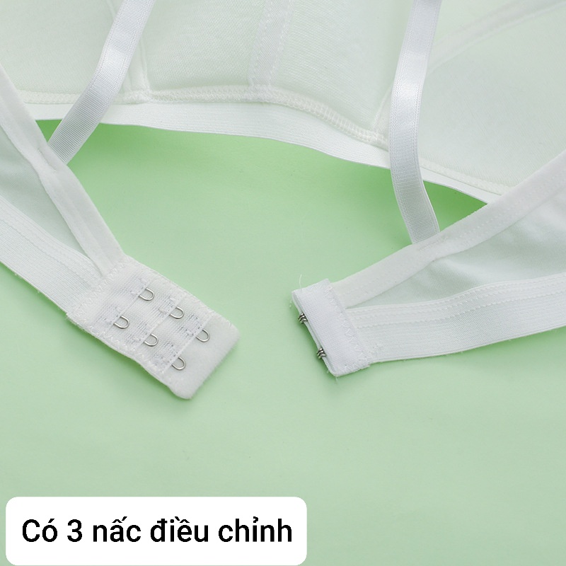 Áo ngực nữ sinh không gọng có móc cài sau lưng cho bé gái từ 30-50kg
