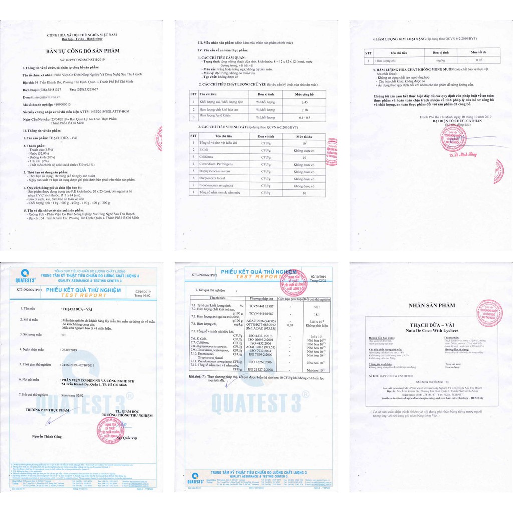 THẠCH DỪA VẢI HŨ 1KG