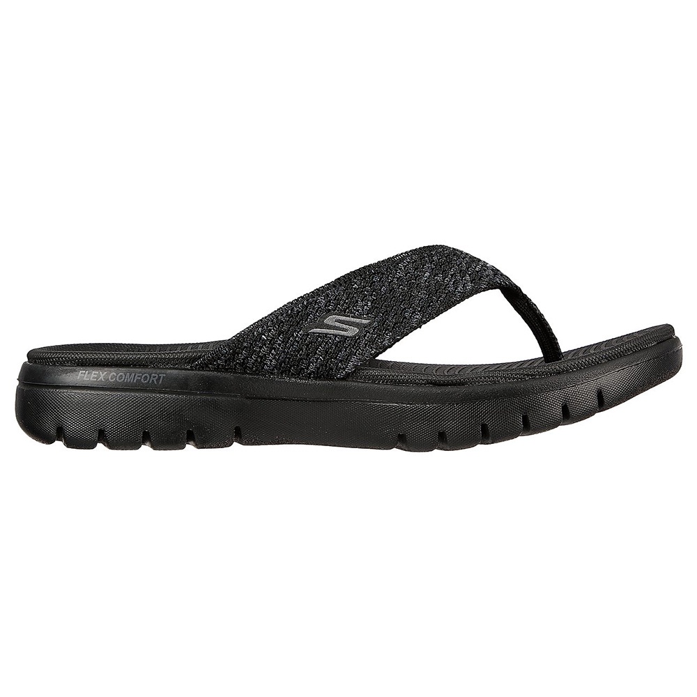 Skechers Nữ Dép Xỏ Ngón On-The-GO Flex - 140284-BKGY