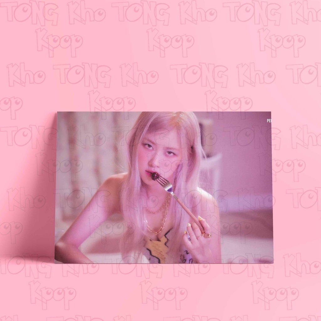 Tấm Poster cao cấp giấy 260gsm in hình ROSÉ  SINGLE ALBUM idol Kpop ảnh đẹp
