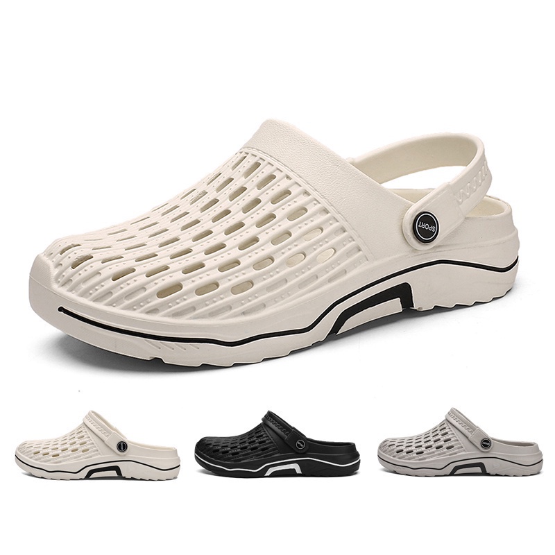 [JINTOHO] Dép Đi Biển Nửa Đế EVA Nhẹ Chống Trượt Chống Nước Thời Trang Cho Nam