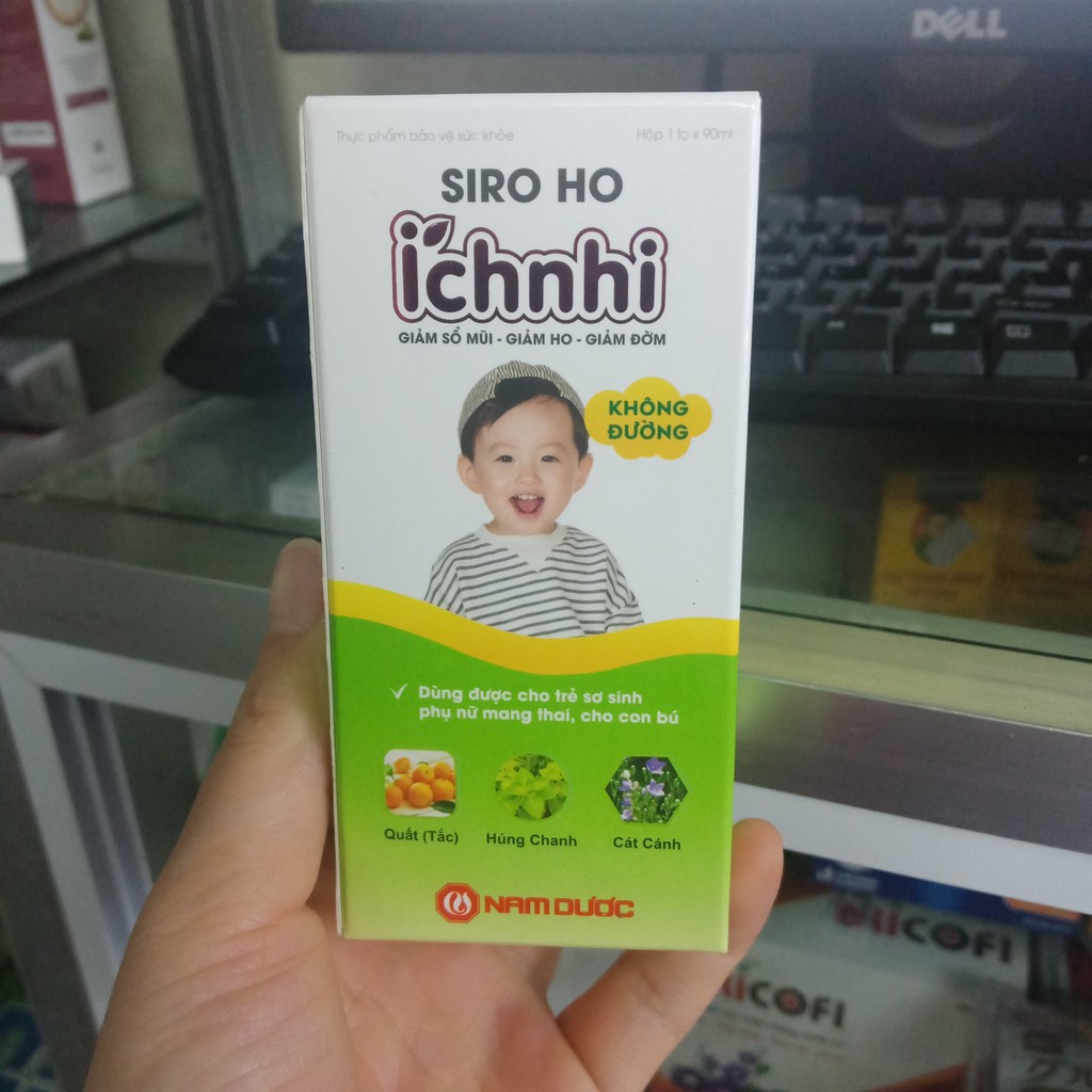 Siro ho Ích Nhi không đường 90ml