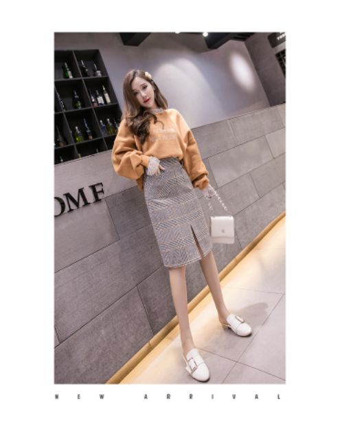 Chân váy dạ kẻ dáng dài 🌈Freeship🌈 hàng Quảng Châu bao đẹp và rẻ | BigBuy360 - bigbuy360.vn