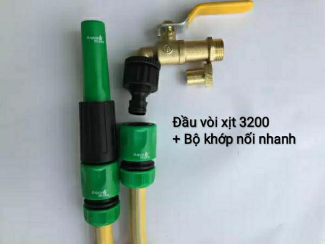 Đầu Vòi Phun Nước Xịt Rửa Xe, Tưới Cây, Tưới Rau, Tưới Hoa Aqua Mate