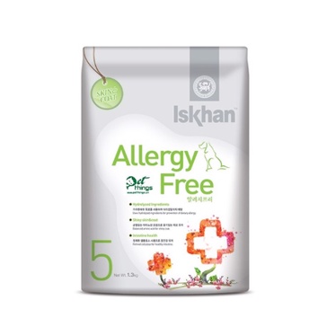 ISKHAN ALLERGY FREE THỨC ĂN HẠT CHO CHÓ NGĂN NGỪA VIÊM DA, DỊ ỨNG, TÚI 1.2kg.