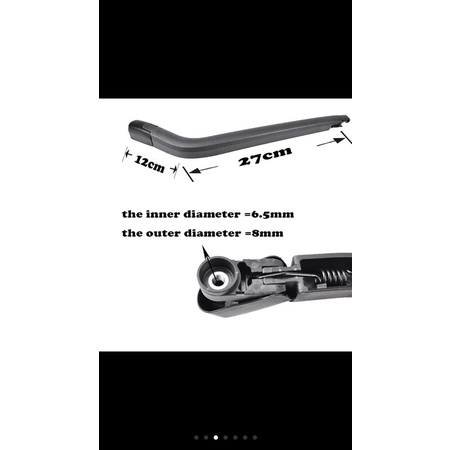 CẦN GẠT MƯA SAU TOYOTA FORTUNER 2012->2014