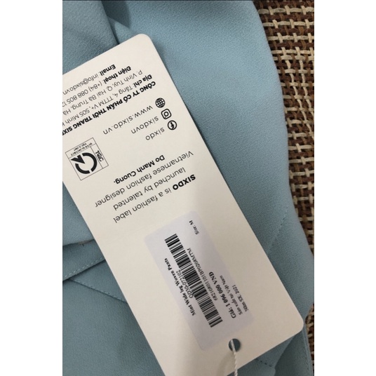 Sixdo newtag set bộ vest và quần xanh mới nguyên tag S/M