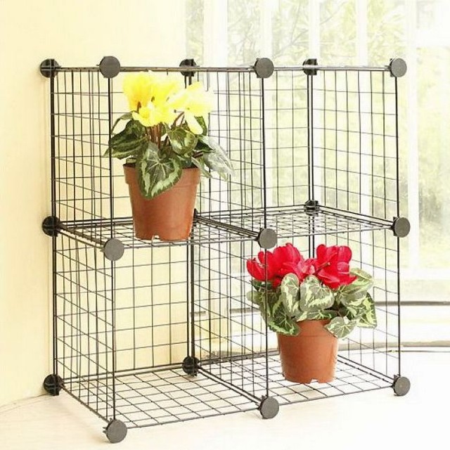 KỆ SẮT SƠN TĨNH ĐIỆN LẮP GHÉP- 9 Ô KÍCH THƯỚC 105cm*35cm*105cm