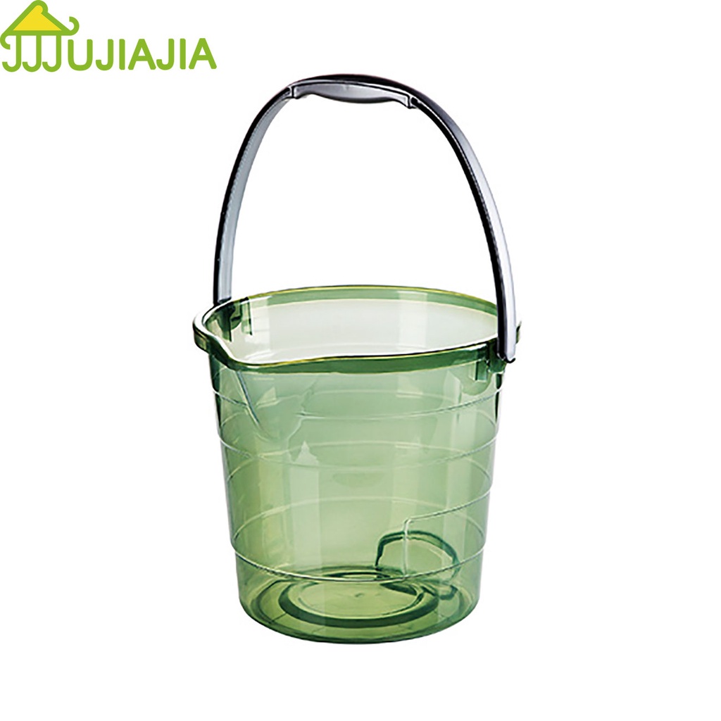 Xô đựng đồ giặt JUJIAJIA bằng nhựa dày dặn trong suốt dung tích 10/ 15l tiện dụng