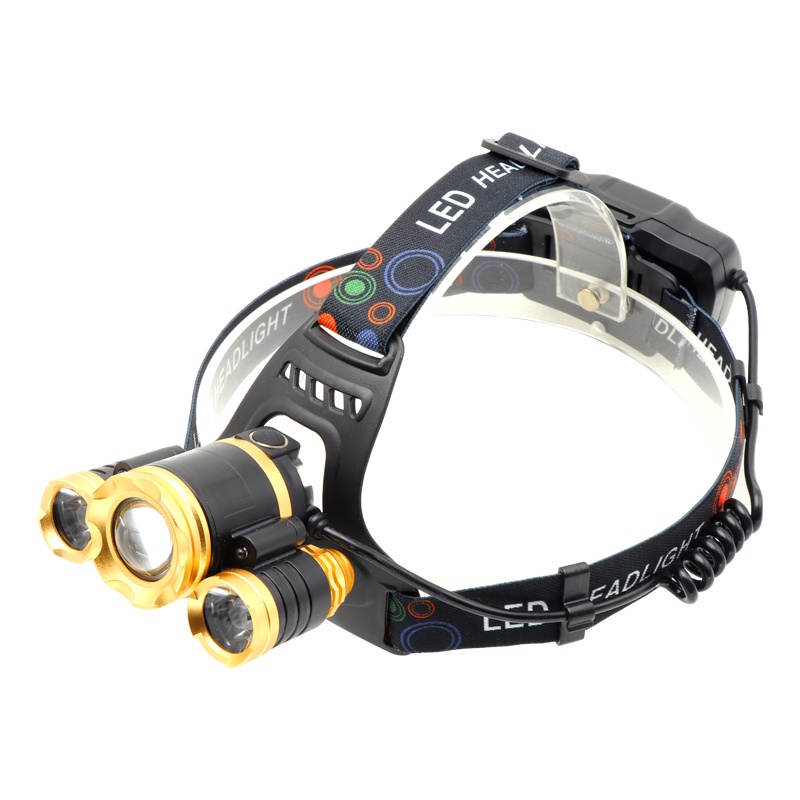 Đèn Pin Đội Đầu Đi Xe Máy, Đi Phượt Siêu Sáng HIGH POWER HEADLAMP T6