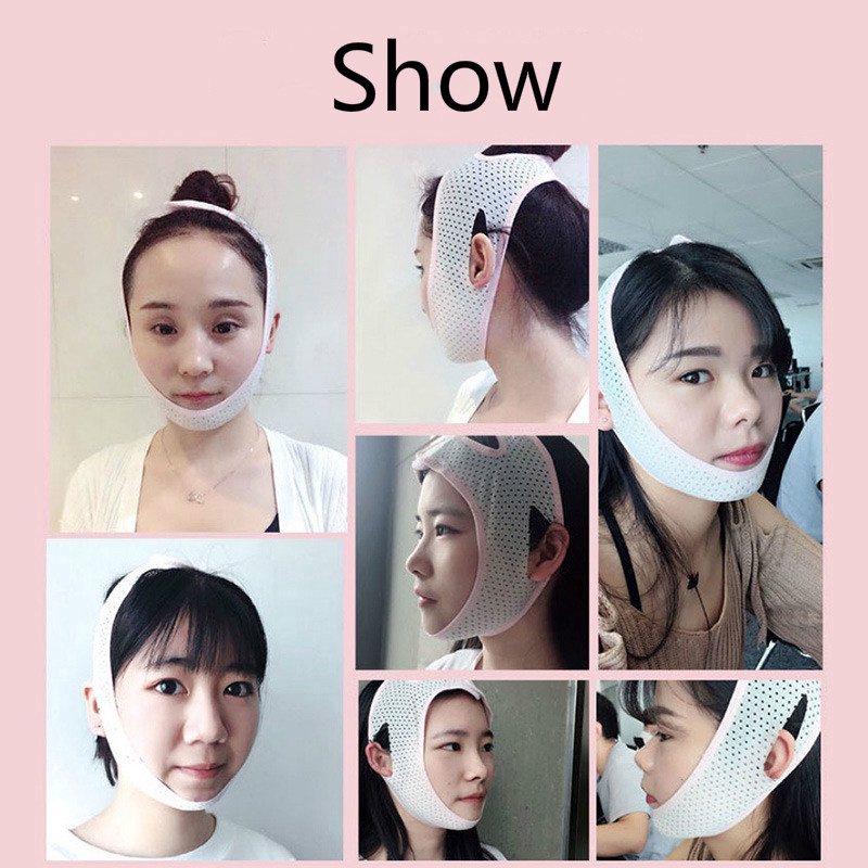 Băng Đeo Nâng Cơ Mặt Tạo Cằm Chữ V Chống Nếp Nhăn Tiện Dụng