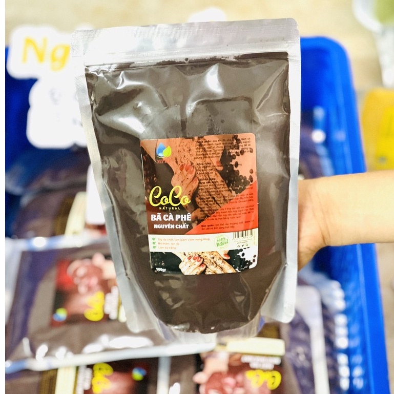 1 Kg Bã cà phê Khô ( bã cafe ) cực thơm đắp mặt và body .